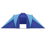 NNEVL Camping Tent 6 Persons Navy Blue/Light Blue