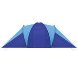 NNEVL Camping Tent 6 Persons Navy Blue/Light Blue