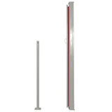 NNEVL Patio Terrace Side Awning 180 x 300 cm Red