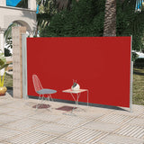 NNEVL Patio Terrace Side Awning 180 x 300 cm Red
