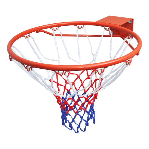 NNEVL Basketball Goal Hoop Set Rim with Net Orange 45 cm