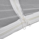 NNEVL Mongolia Net Mosquito Net 2 Doors 200 x 120 x 130 cm White