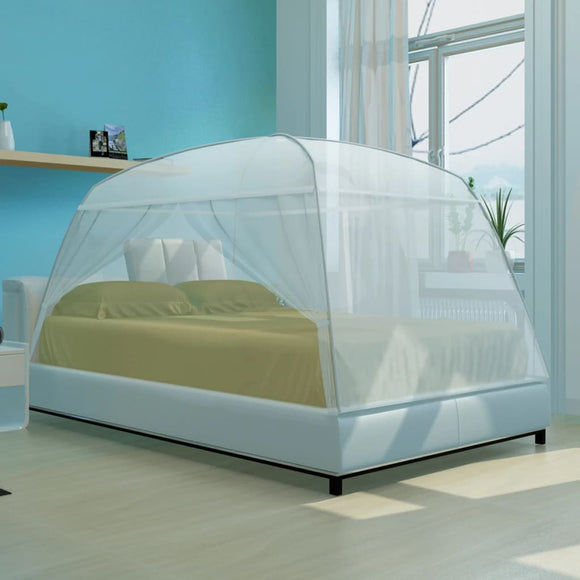 NNEVL Mongolia Net Mosquito Net 2 Doors 200 x 120 x 130 cm White