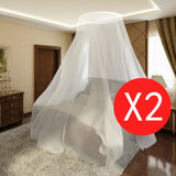 NNEVL Mosquito Net 2 pcs Round 56x325x230 cm