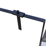 NNEVL Hanging Balcony Table Black and White Mosaic