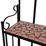 NNEVL Mosaic Plant Stand Terracotta