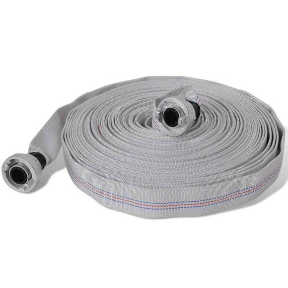 NNEVL Fire Hose Flat Hose 30 m with D-Storz Couplings 1 Inch