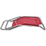 NNEVL Sun Loungers 2 pcs Steel Frame and Textilene Red