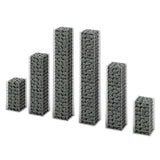 NNEVL 6 Piece Gabion Set Galvanised Wire