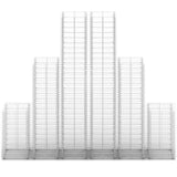 NNEVL 6 Piece Gabion Set Galvanised Wire