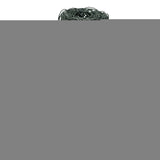 NNEVL Garden Border Fence Powder-coated Iron 25x0.65 m