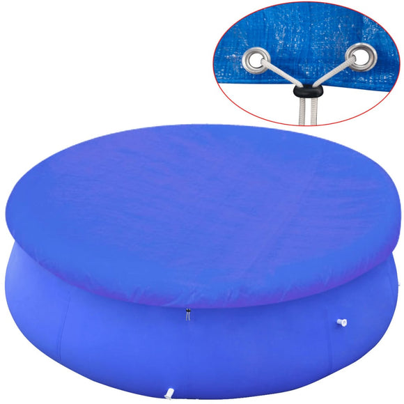 NNEVL Pool Cover for 360-367 cm Round Above-Ground Pools