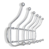 NNEVL Steel Wall Peg Board with 12 Hooks 2 pcs