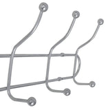 NNEVL Steel Wall Peg Board with 12 Hooks 2 pcs