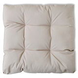 NNEVL Upholstered Seat Cushion 60 x 60 x 10 cm Sand White