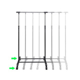 NNEVL Adjustable Clothes Racks 2 pcs 1 Hanging Rail