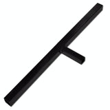 NNEVL Ground Drill with Handle Auger Bit 80 mm Double Spirals Steel Black
