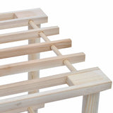 NNEVL Wooden Shoe Rack 4-Tier Shoe Shelf Storage 2 pcs