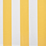 NNEVL Folding Awning 300 cm Yellow & White
