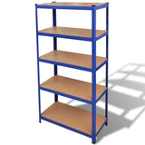 NNEVL Storage Shelf Garage Storage Organizer Blue