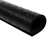 NNEVL Rubber Floor Mat Anti-Slip 2 x 1 m Checker Plate