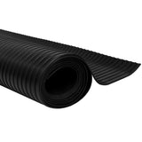 NNEVL Rubber Floor Mat Anti-Slip 5 x 1 m Broad Ribbed