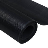 NNEVL Rubber Floor Mat Anti-Slip 5 x 1 m Fine Ribbed