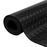 NNEVL Rubber Floor Mat Anti-Slip with Dots 2 x 1 m