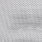 NNEVL Mesh Screen Aluminium 100x1000 cm Silver