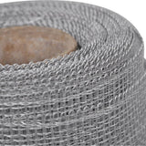NNEVL Mesh Screen Aluminium 150x500 cm Silver