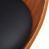 NNEVL Dining Chair Bent Wood and Faux Leather