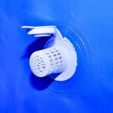 NNEVL Swimming Pool with Ladder Steel 394 x 207 x 80 cm