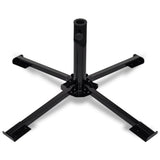 NNEVL Foldable Umbrella Base Steel Black