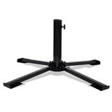 NNEVL Foldable Umbrella Base Steel Black
