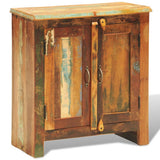 NNEVL Reclaimed Cabinet Solid Wood with 2 Doors Vintage