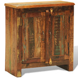 NNEVL Reclaimed Cabinet Solid Wood with 2 Doors Vintage