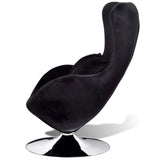 NNEVL Armchair with Egg Shape Black