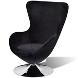 NNEVL Armchair with Egg Shape Black