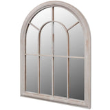 NNEVL Rustic Arch Garden Mirror 69 x 89 cm for Both Indoor and Outdoor Use