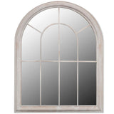 NNEVL Rustic Arch Garden Mirror 69 x 89 cm for Both Indoor and Outdoor Use
