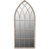 NNEVL Gothic Arch Garden Mirror 50 x 115 cm for Both Indoor and Outdoor Use