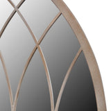 NNEVL Gothic Arch Garden Mirror 50 x 115 cm for Both Indoor and Outdoor Use