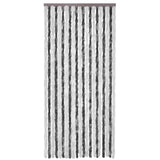 NNEVL Insect Curtain Grey and White 100x220 cm Chenille