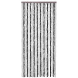 NNEVL Insect Curtain Grey and White 100x220 cm Chenille