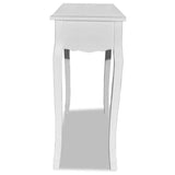 NNEVL Dressing Console Table White