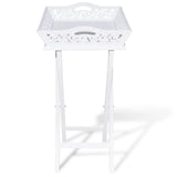 NNEVL Side Table with Tray White
