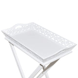 NNEVL Side Table with Tray White