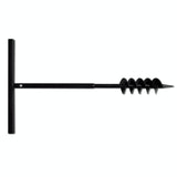 NNEVL Ground Drill with Handle 100 mm with Extension Tube 9 m Steel