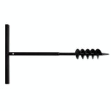 NNEVL Ground Drill with Handle 100 mm with Extension Tube 13 m Steel