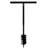 NNEVL Ground Drill with Handle 120 mm with Extension Tube 5 m Steel